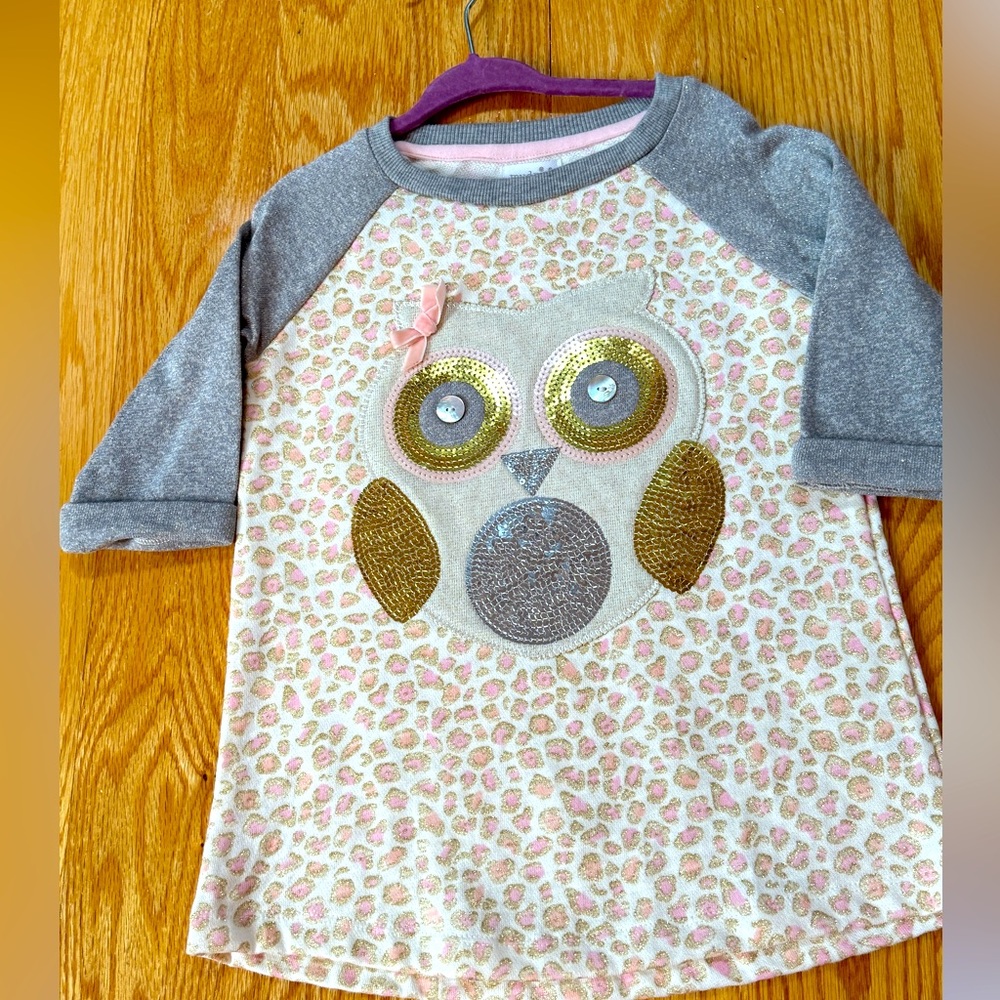 Mud Pie Adorable animal print owl dress! New with tags 4T-5T